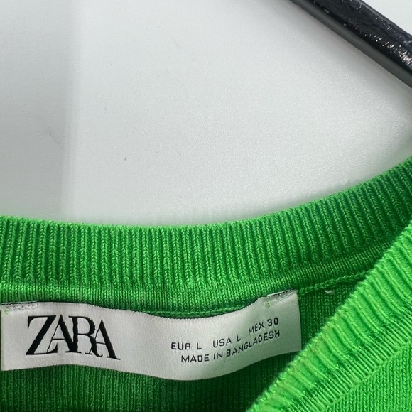 Zara Knit Cropped Sleeveless Muscle Tank Top - Picture 4 of 6